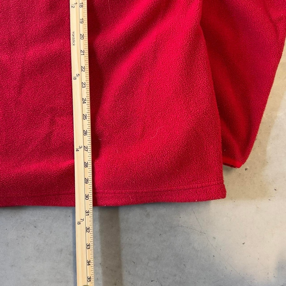 Vintage red Tommy Hilfiger Synchilla outdoor hiking style snap fleece - Picture 5 of 6